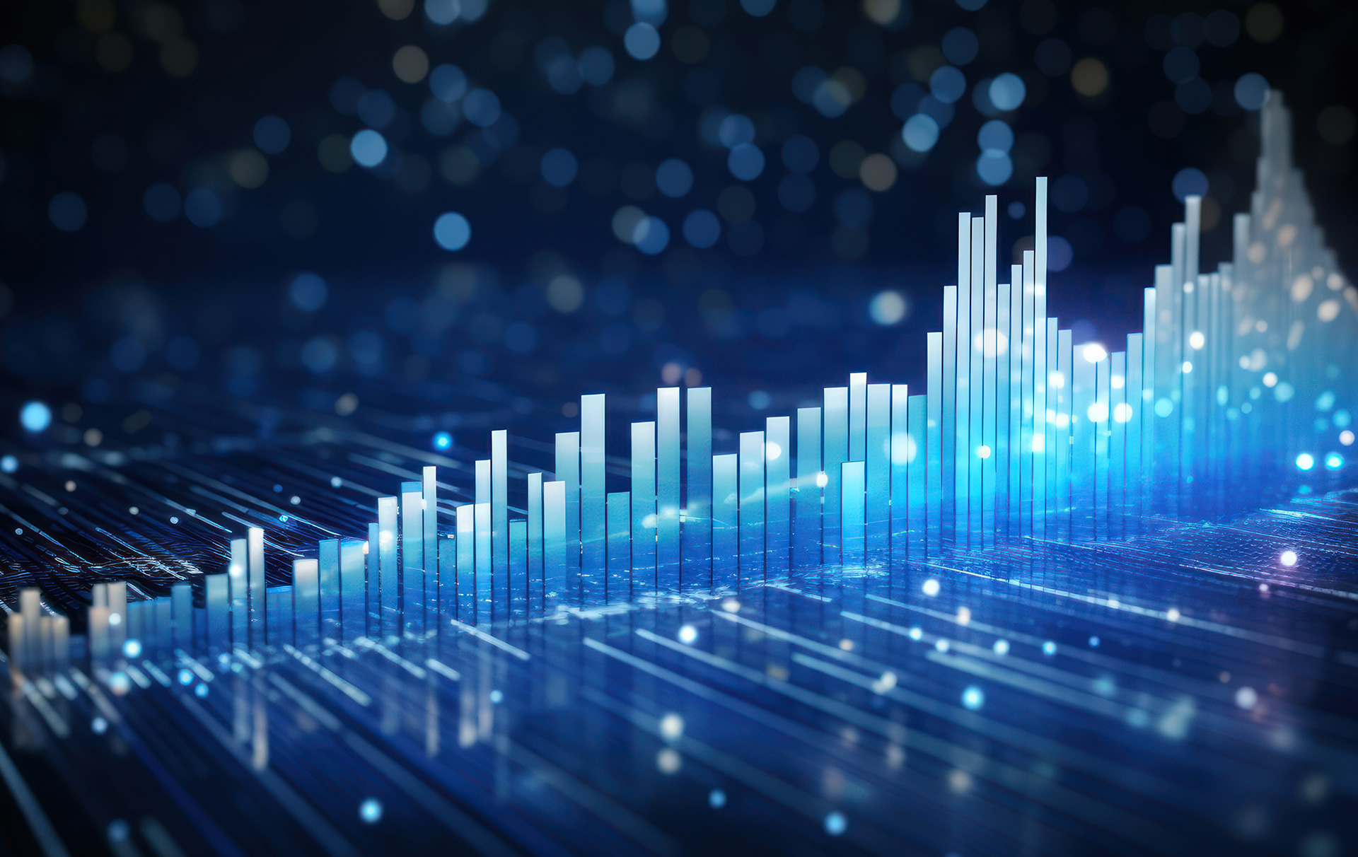 Big Data Integration in Abstract Beautiful Digital World