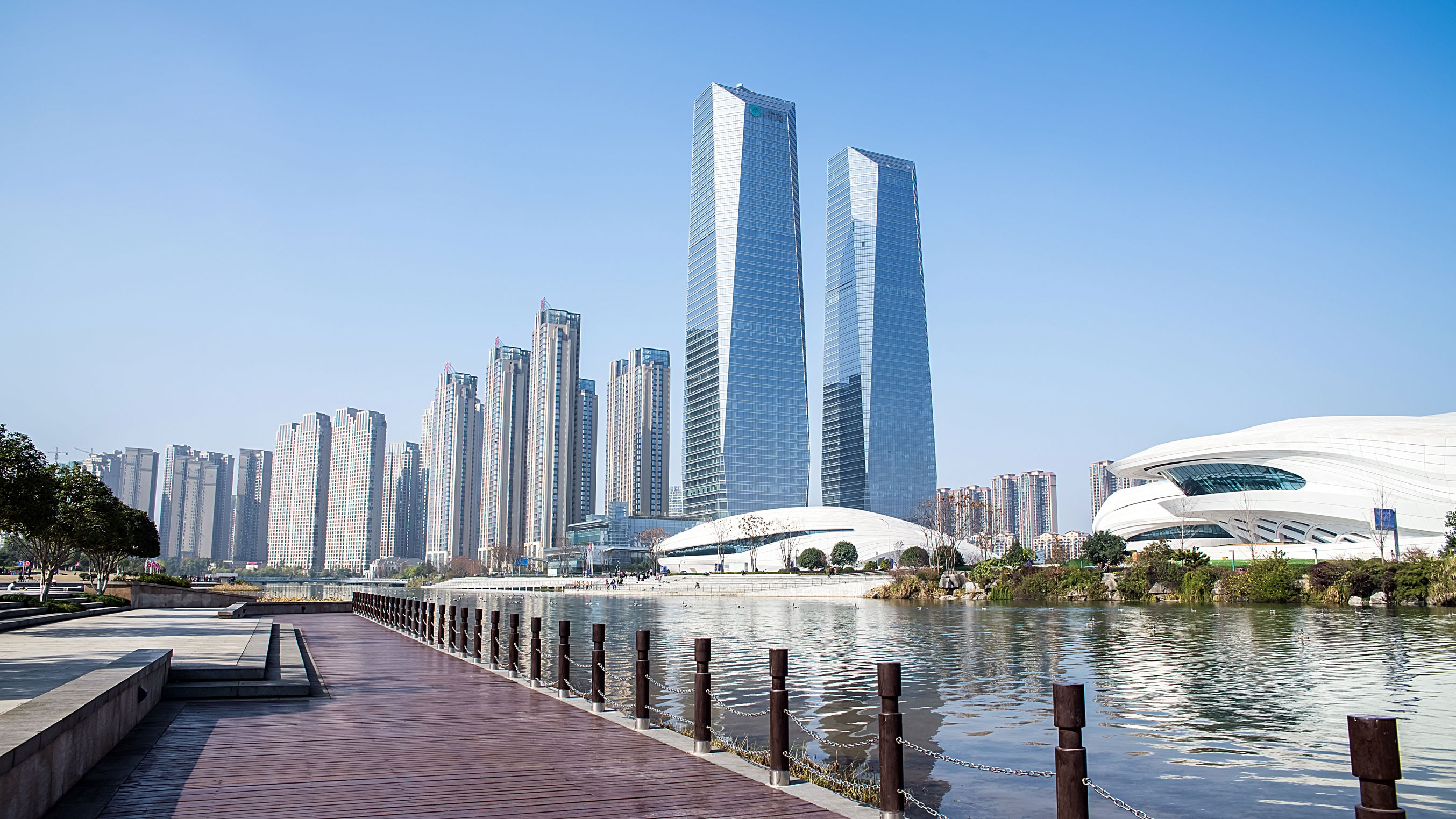 Meixi Lake Park, Changsha, Hunan, China