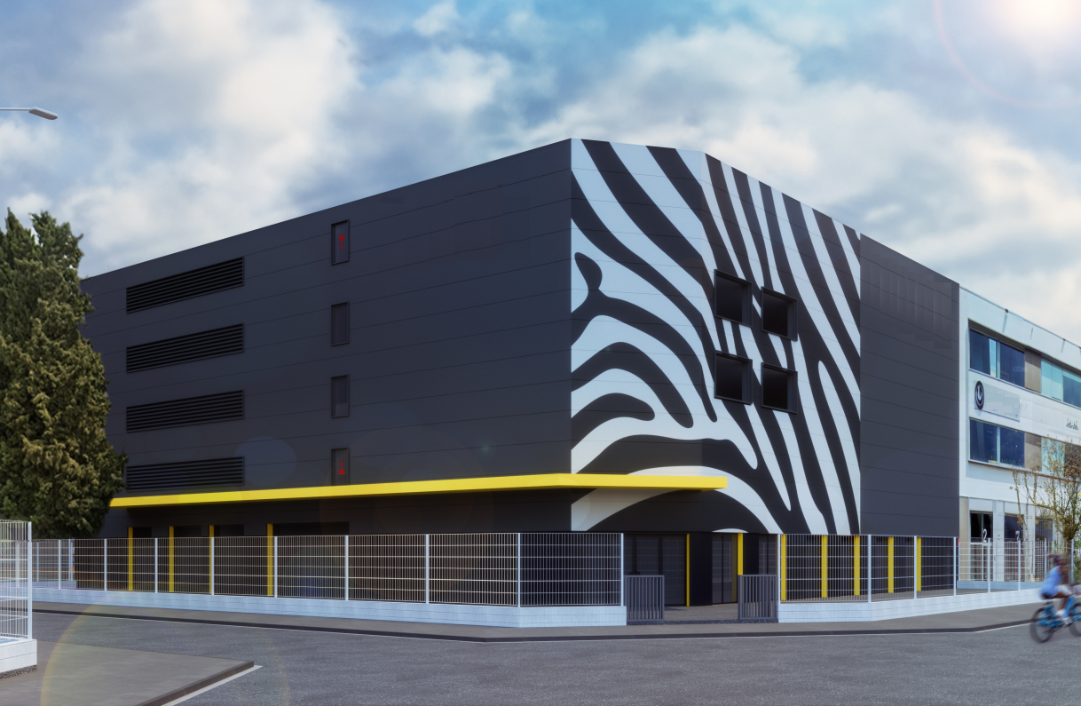Zebra Self Storage building in France